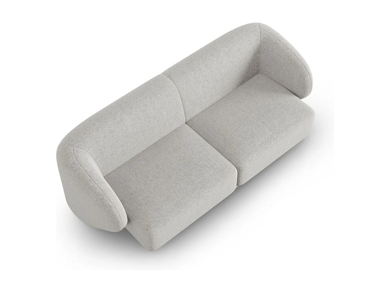 CXL by Christian Lacroix - Sofa modułowa, "Lionel" 2 miejsca szenil, srebrny melanż - 188x93x74cm