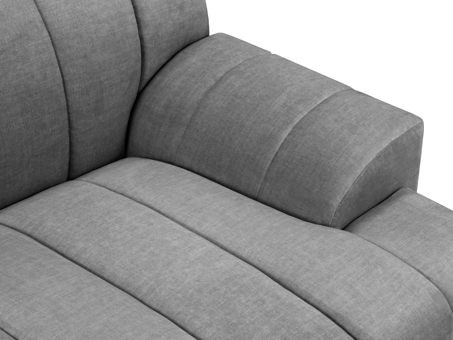 CXL by Christian Lacroix - 2-Sitzer Sofa "Rita" Sitzer aus Samt hellgrau - 166x94x77cm