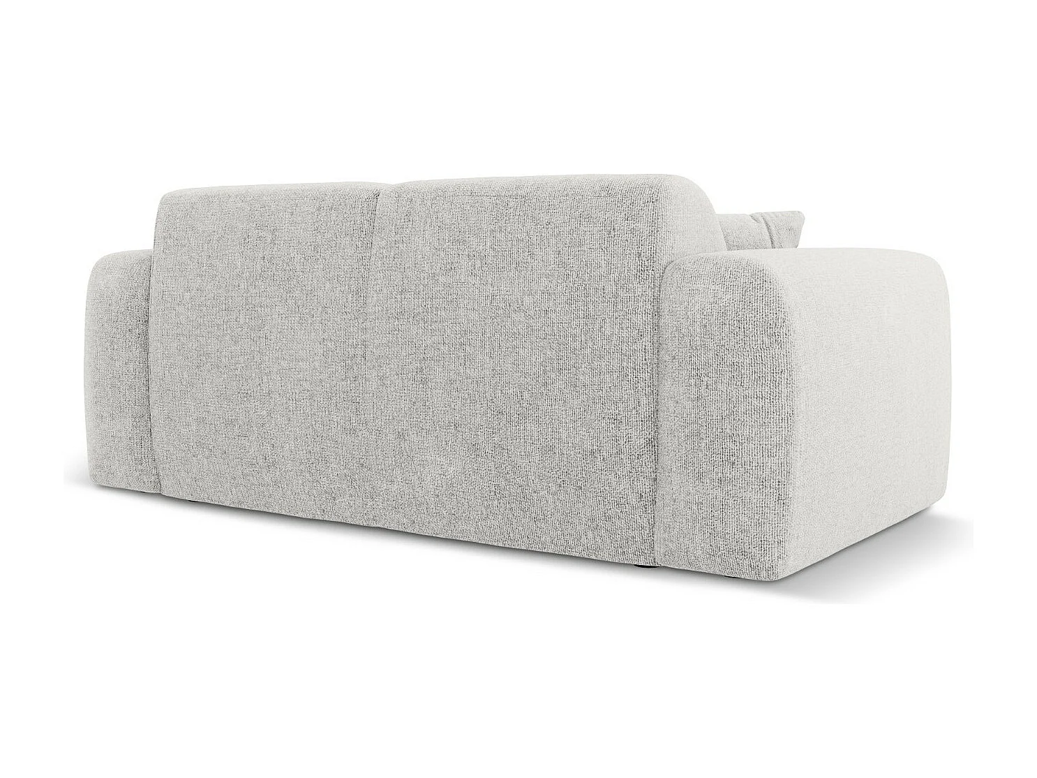 Cosmopolitan Design - Sofa, "Nolio" 2 miejsca szenil, szary jasny - 170x95x72cm