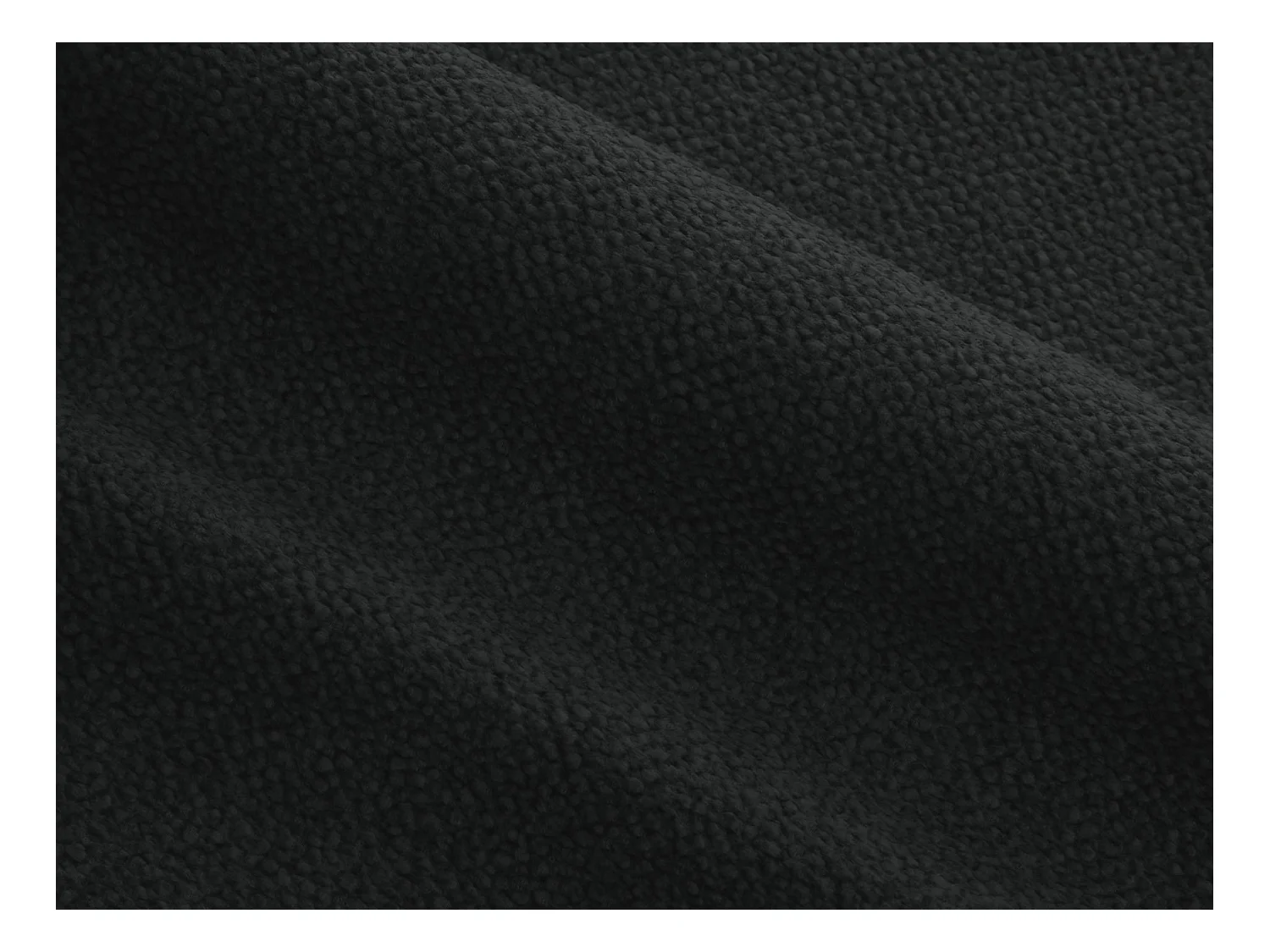 CXL by Christian Lacroix - Canapé modulable "Lucien" 3 places en velours anthracite - 230x90x70cm