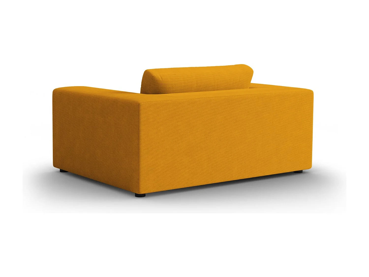 CXL by Christian Lacroix - Sofa, "Tendance" 1,5 miejsca sztruks, żółty - 156x122x72cm