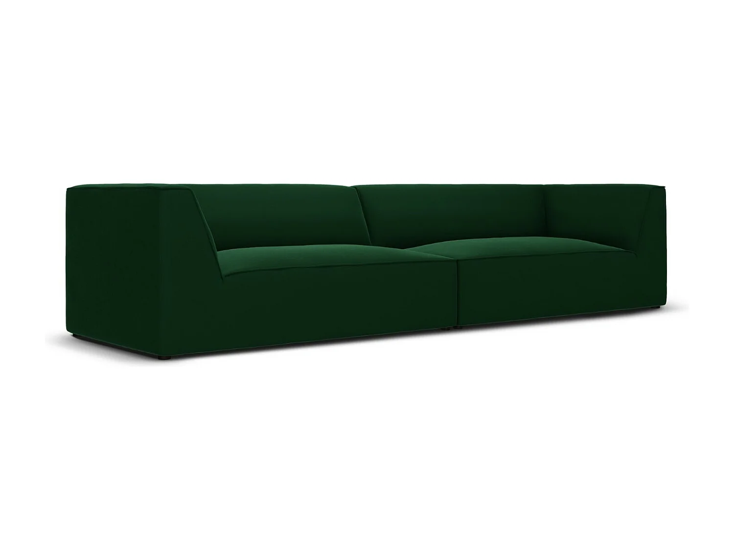 CXL by Christian Lacroix - 4-Sitzer Sofa "Charles" Sitzer aus Samt grün - 302x93x69cm
