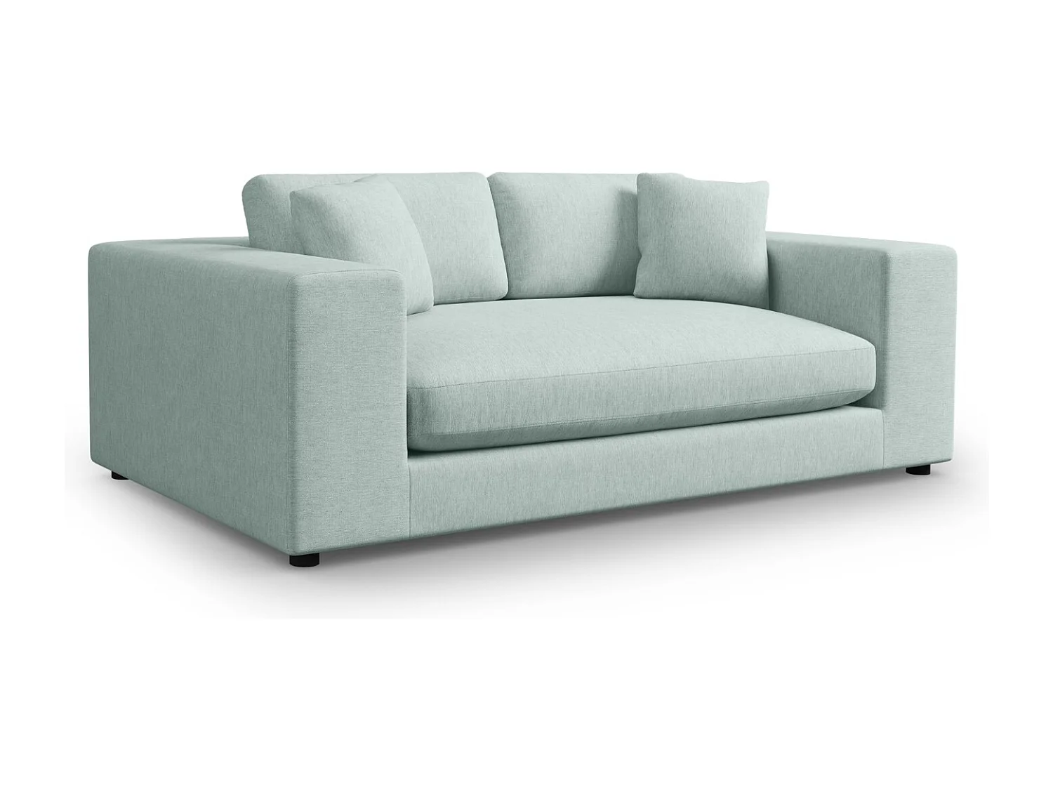 CXL by Christian Lacroix - 3-Sitzer Sofa "Tendance" Sitzer aus strukturiertem Stoff minze - 220x122x72cm