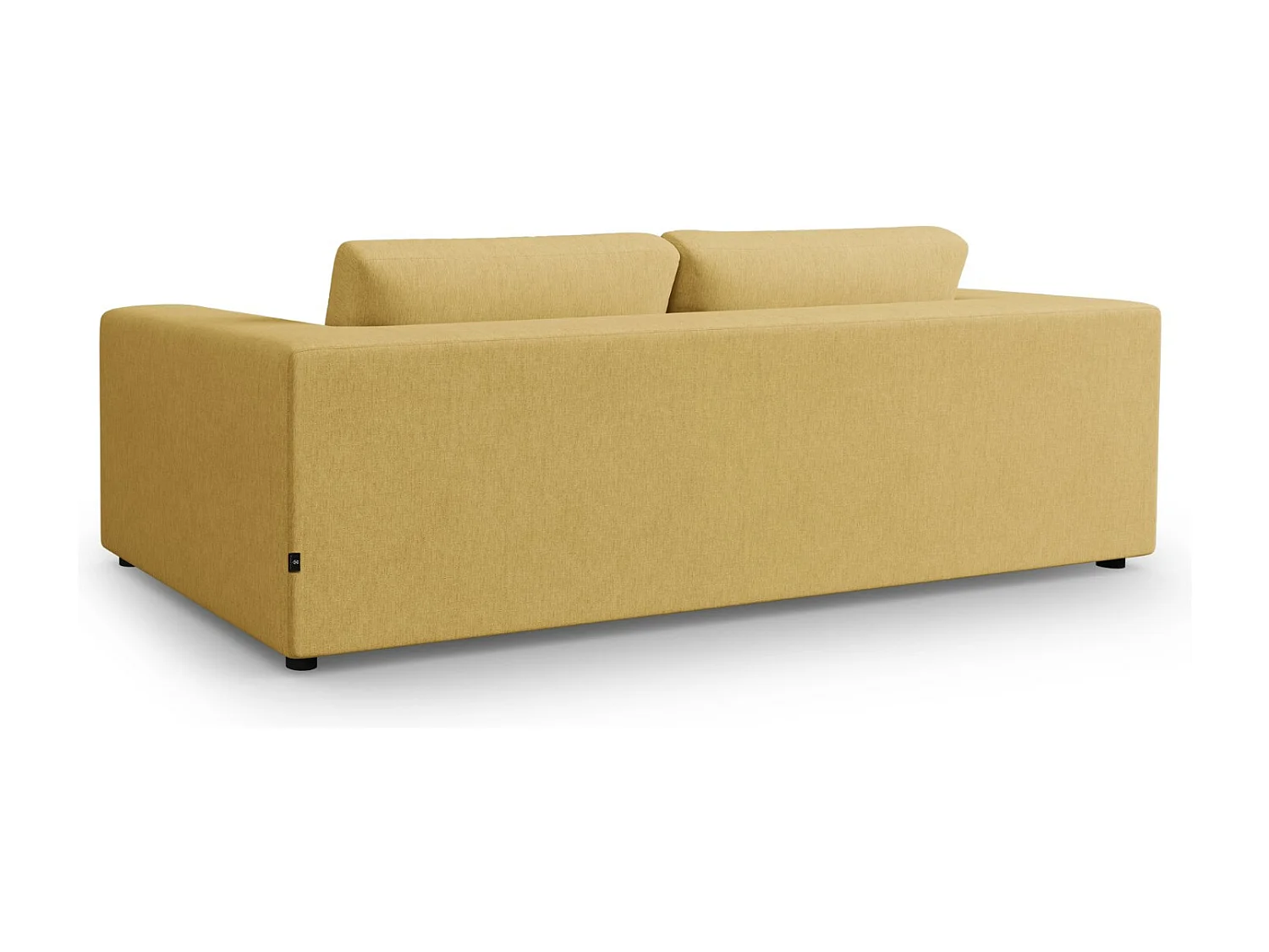 CXL by Christian Lacroix - Sofá "Tendance" 4 plazas de tejido estructural amarillo - 262x122x72cm