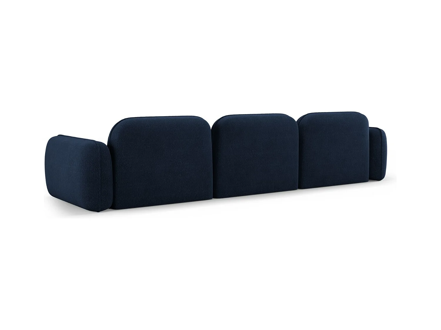 CXL by Christian Lacroix - Modulaire bank "Lucien" 4 zitplaatsen, Flueel, Donkerblauw - 320x90x70cm