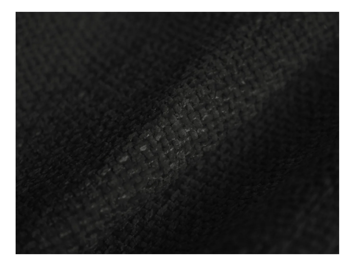 CXL by Christian Lacroix - Modulaire bank "Lionel" 2 zitplaatsen, Chenille, Zwarte melange - 188x93x74cm