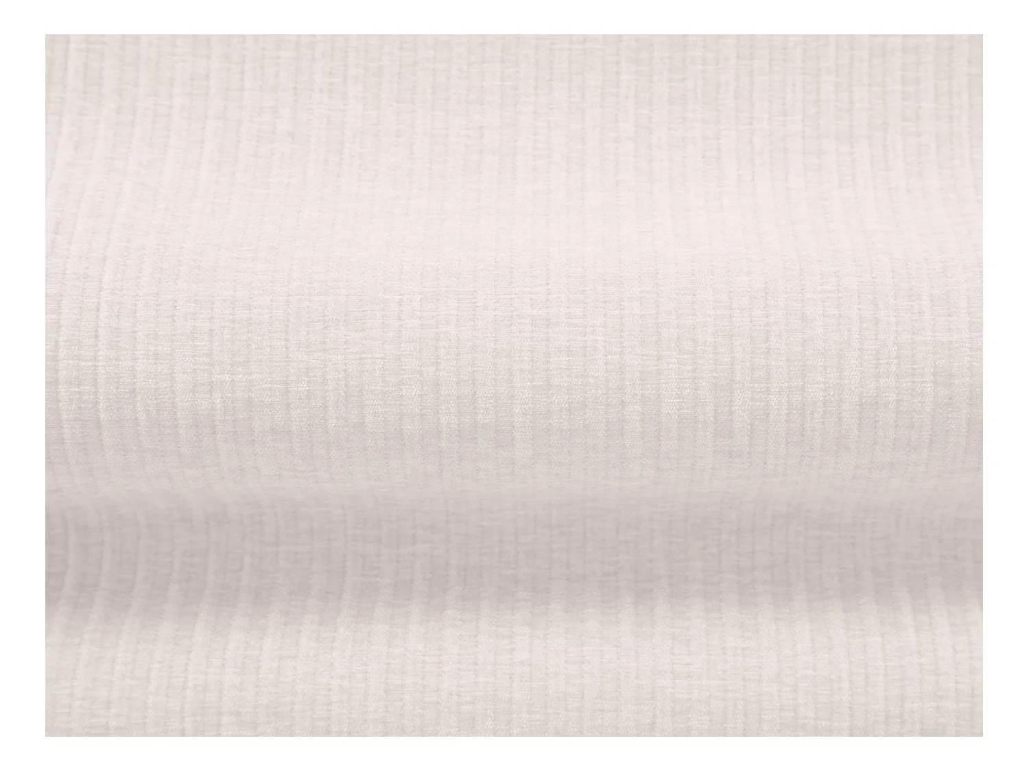 Cosmopolitan Design - Canapé d'angle droit "Arendal" 3 places en chenille avec un effet côtelé ivoire - 224x166x70cm
