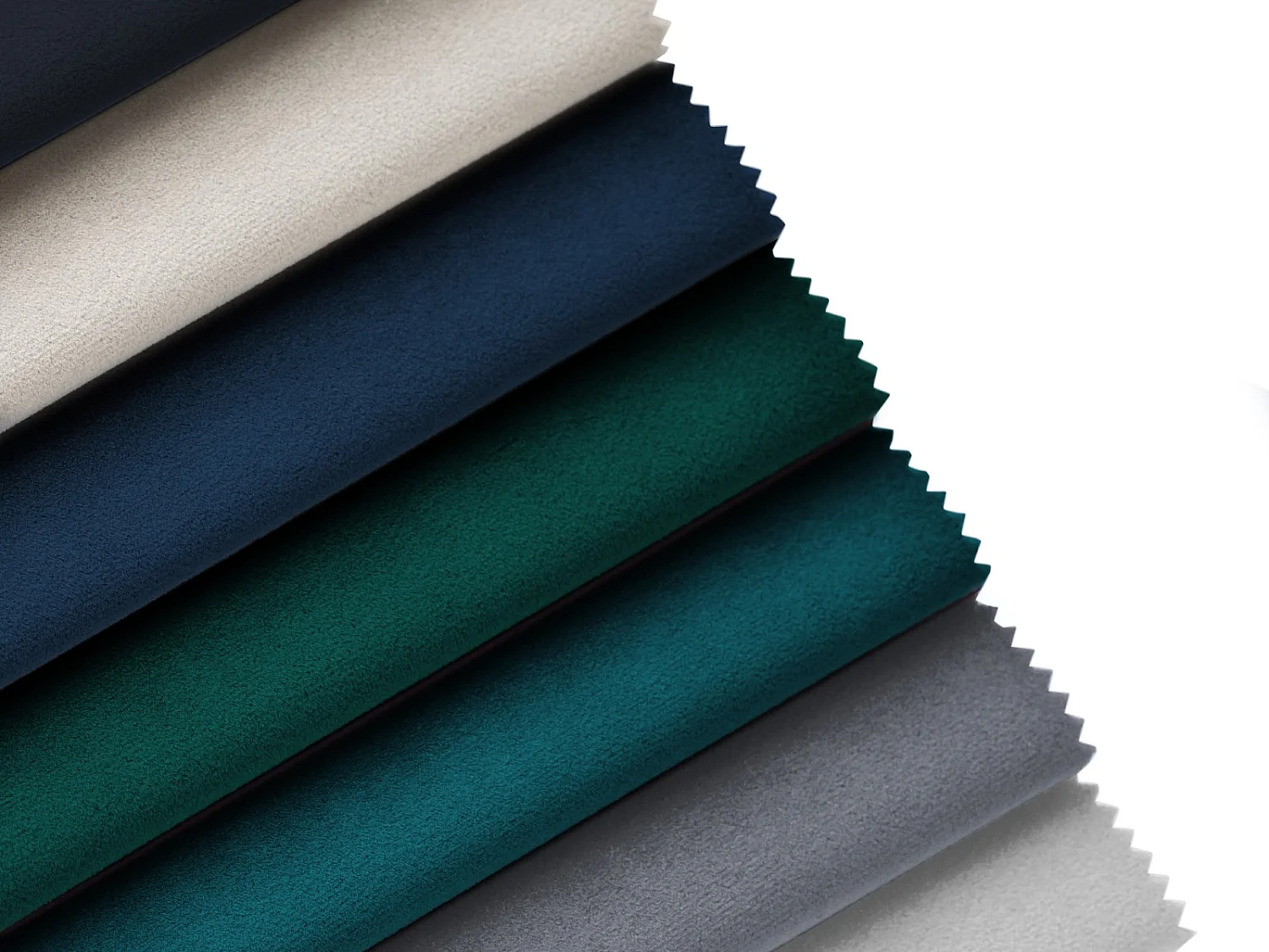 Cosmopolitan Design - Canapé d'angle gauche "Vienna" 5 places en velours bleu gris - 255x170x95cm