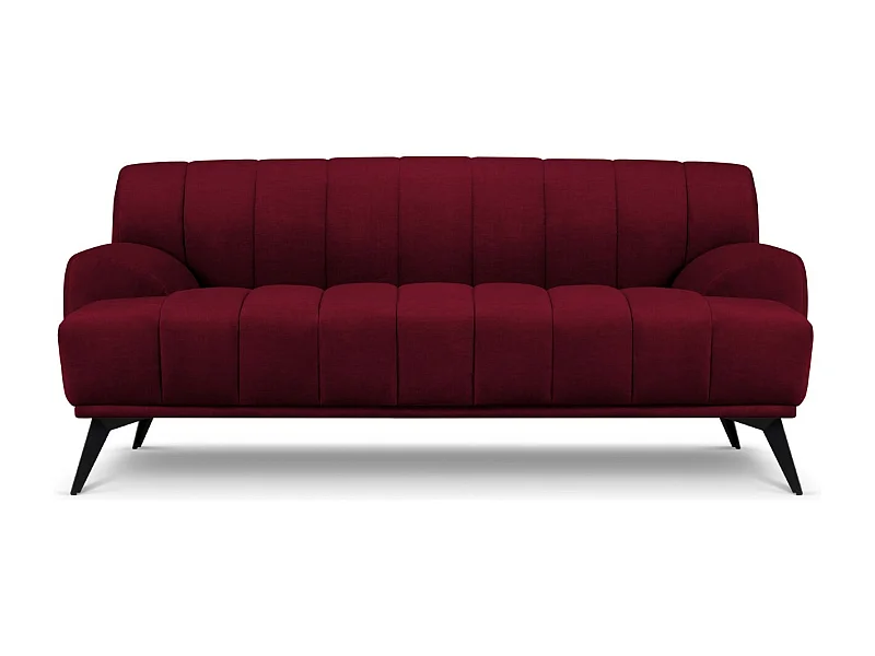 CXL by Christian Lacroix - Bank "Rita" 2 zitplaatsen, Flueel, Bordeaux - 166x94x77cm