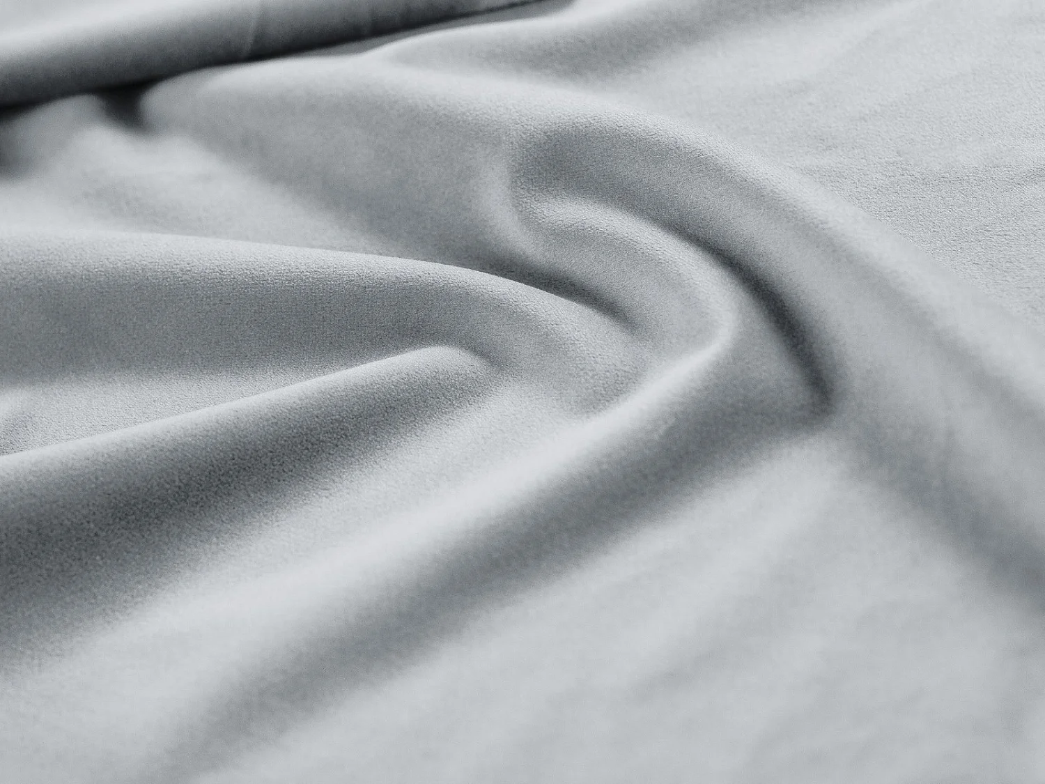 CXL by Christian Lacroix - Sofá esquinero izquierdo "Luc" 5 plazas de terciopelo azul claro - 341x166x70cm