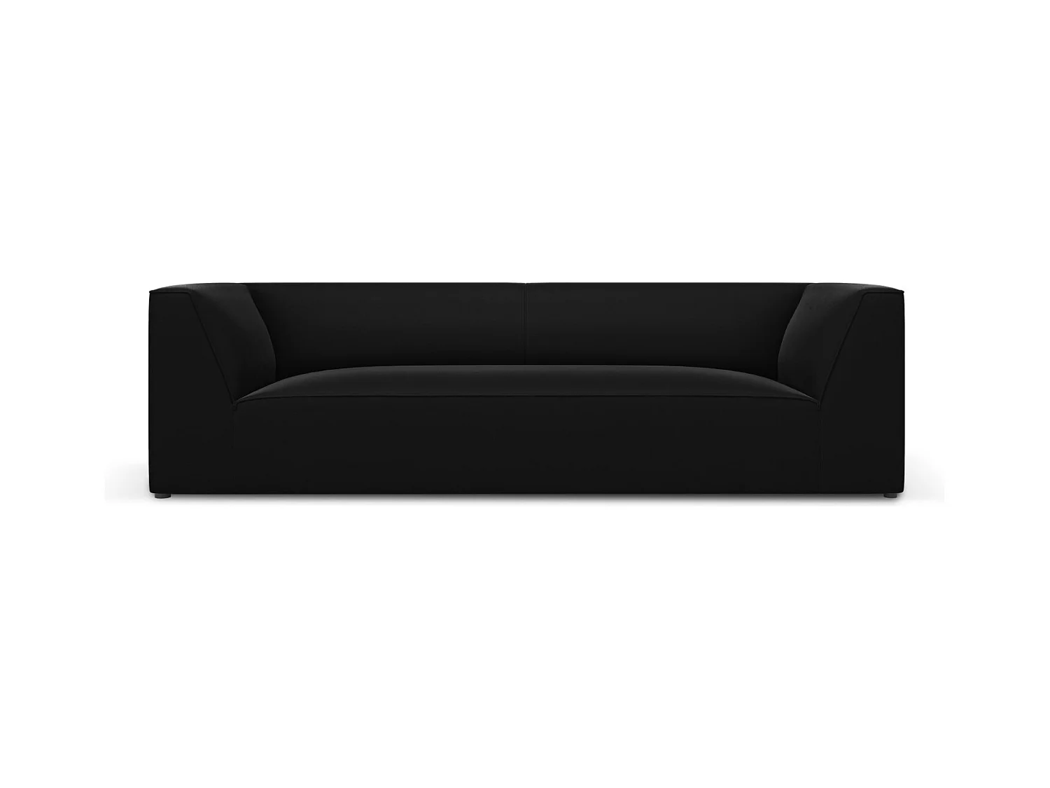 CXL by Christian Lacroix - Canapé "Charles" 3 places en velours noir - 232x92x69cm