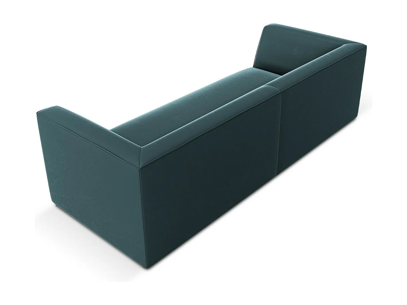 CXL by Christian Lacroix - Canapé "Charles" 3 places en velours bleu - 232x92x69cm