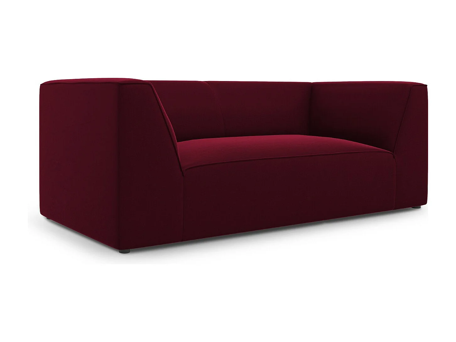 CXL by Christian Lacroix - 2-Sitzer Sofa "Charles" Sitzer aus Samt rot - 174x92x69cm