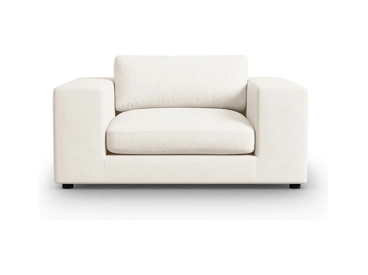 CXL by Christian Lacroix - Bank "Tendance" 1,5 zitplaatsen, Structurele stof, Wit - 156x122x72cm
