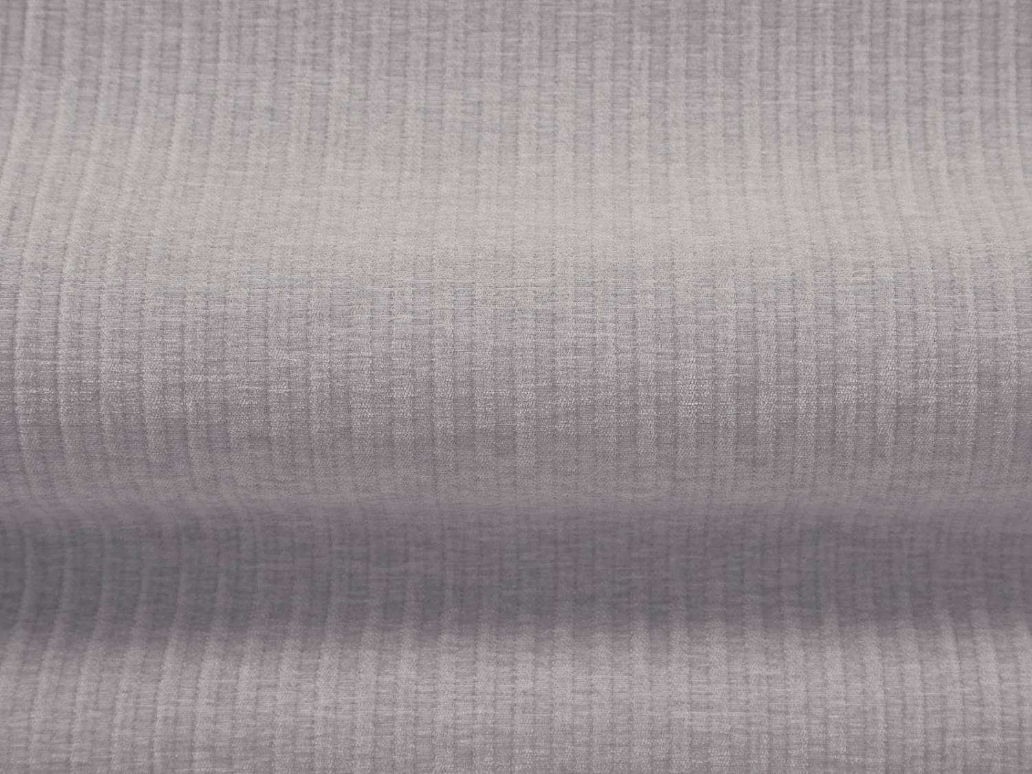 Cosmopolitan Design - Rechter hoekbank "Arendal" 5 zitplaatsen, Chenille met ribbeleffect, Lichtgrijs - 341x166x70cm