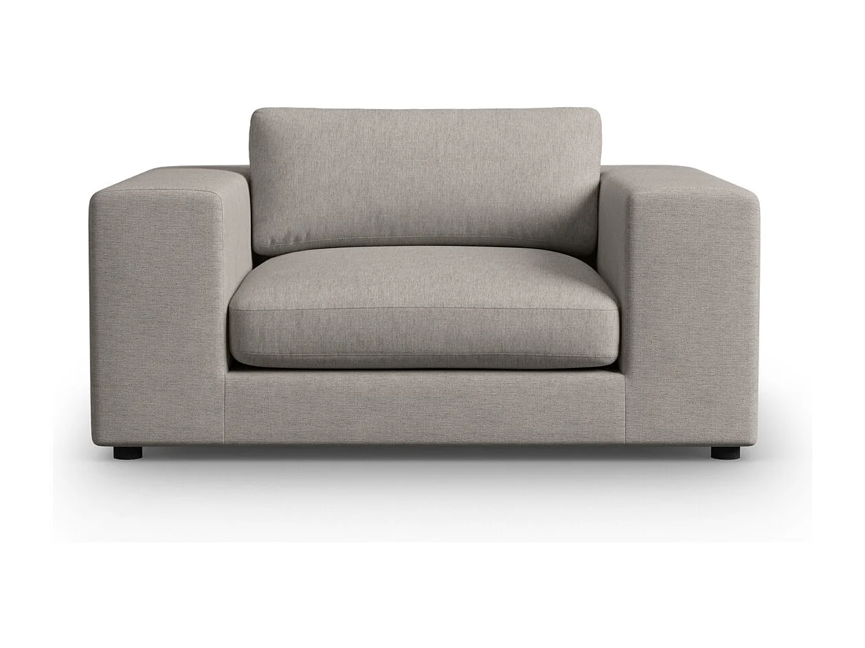 CXL by Christian Lacroix - 1,5-Sitzer Sofa "Tendance" Sitzer aus strukturiertem Stoff grau - 156x122x72cm
