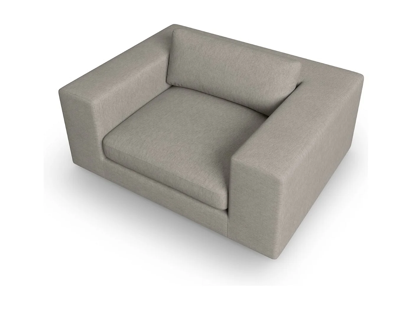 CXL by Christian Lacroix - 1,5-Sitzer Sofa "Tendance" Sitzer aus strukturiertem Stoff grau - 156x122x72cm