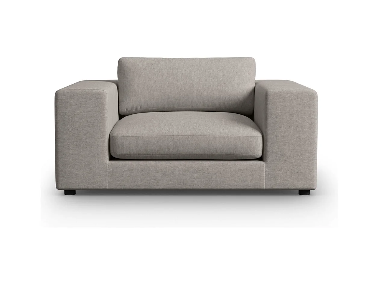 CXL by Christian Lacroix - Bank "Tendance" 1,5 zitplaatsen, Structurele stof, Grijs - 156x122x72cm