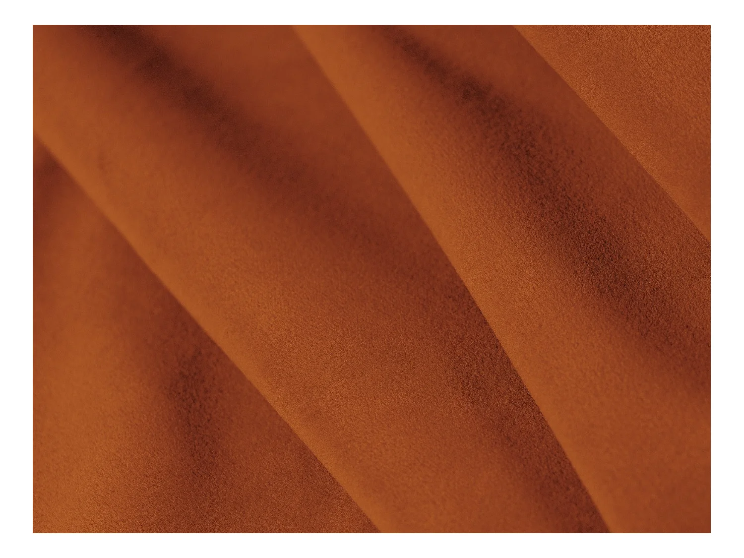 Cosmopolitan Design - Linker hoekbank "Arendal" 5 zitplaatsen, Flueel, Terracotta - 341x166x70cm