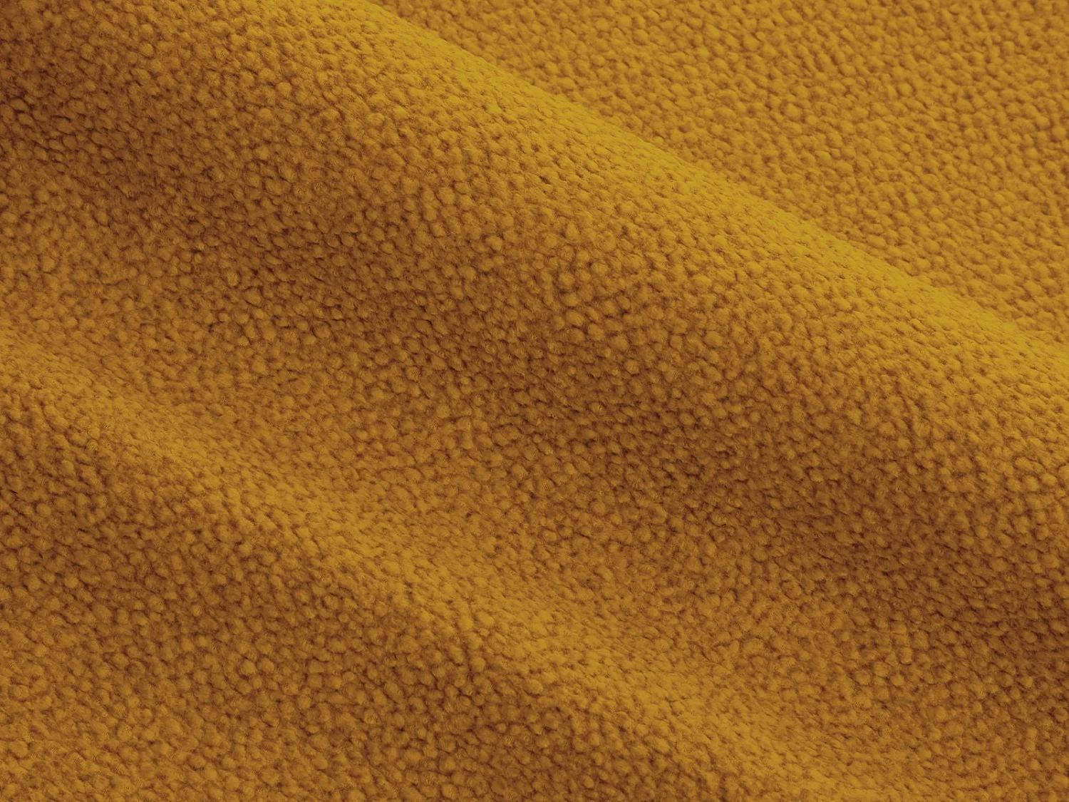 CXL by Christian Lacroix - Sofá esquinero modular derecho "Lucien" 3 plazas de terciopelo mostaza - 230x165x70cm