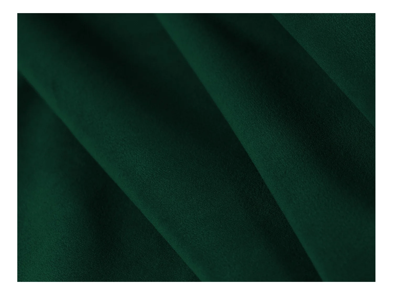 Cosmopolitan Design - Canapé d'angle droit panoramique "Arendal" 7 places en velours vert bouteille - 364x262x70cm