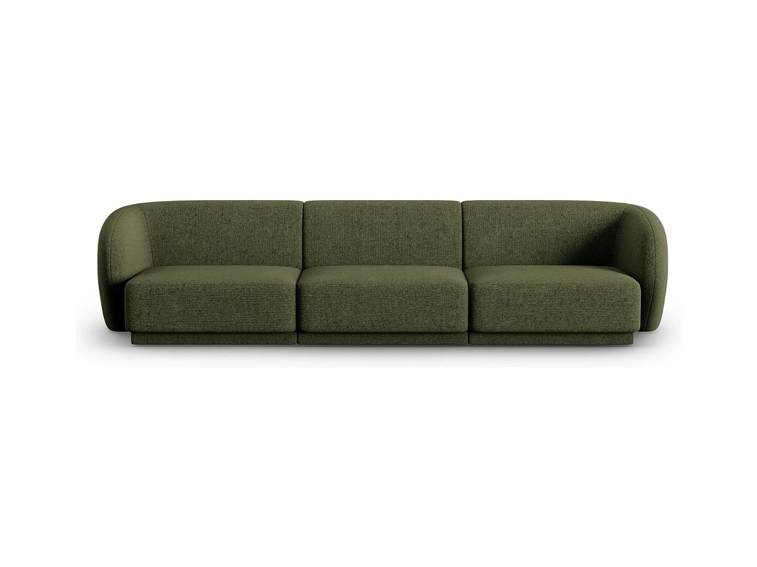CXL by Christian Lacroix - Modulaire bank "Lionel" 3 zitplaatsen, Chenille, Heide Groen - 266x93x74cm