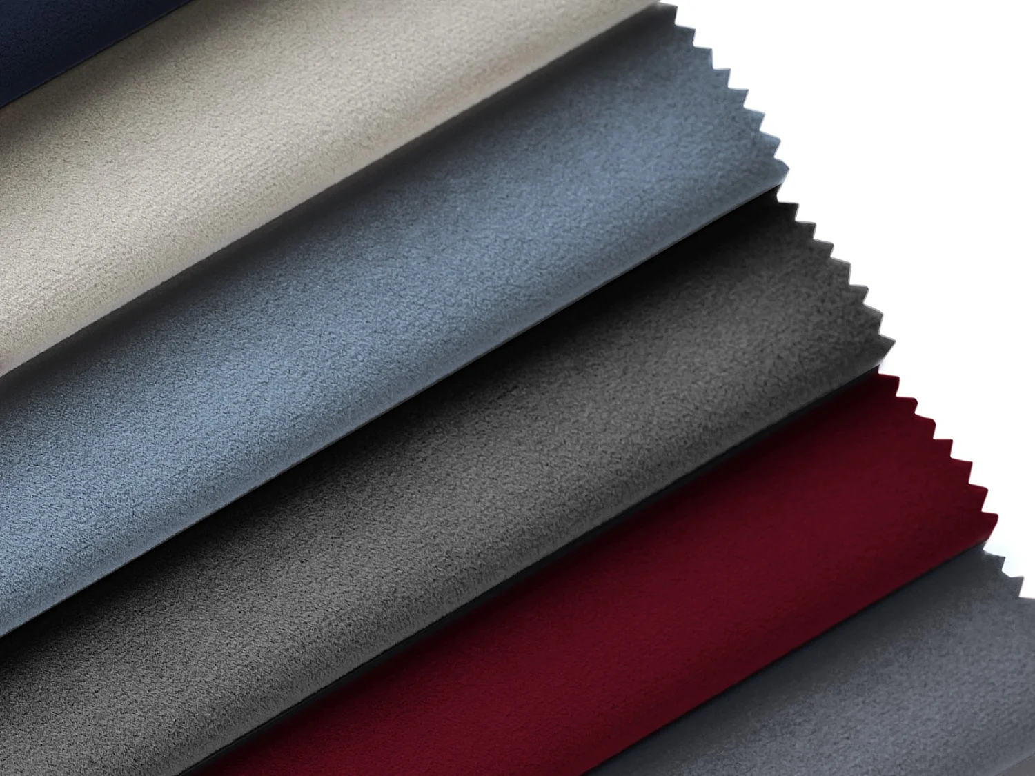 Cosmopolitan Design - Bank "Vienna" 3 zitplaatsen, Flueel, Rood - 200x92x95cm