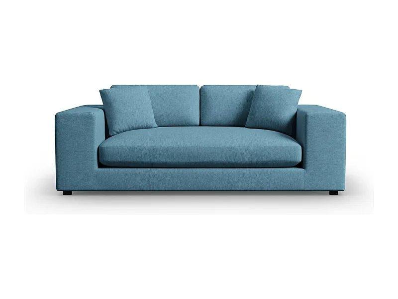 CXL by Christian Lacroix - Bank "Tendance" 3 zitplaatsen, Structurele stof, Blauw - 220x122x72cm