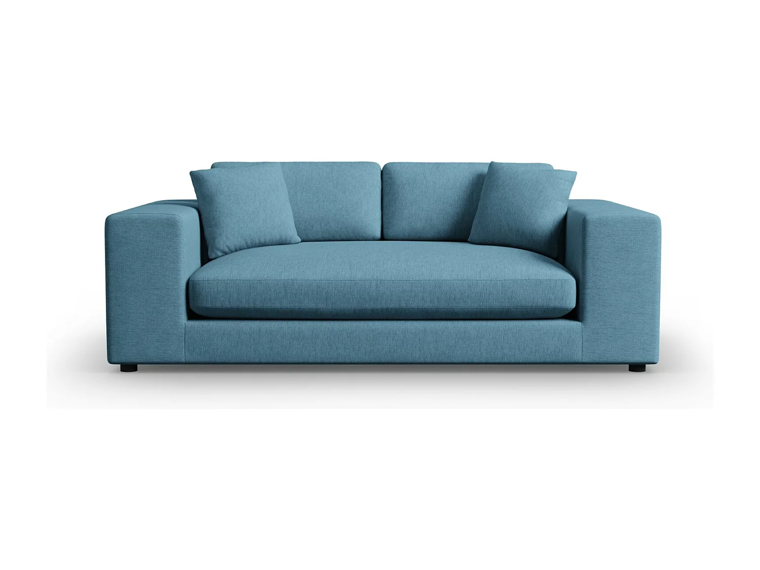 CXL by Christian Lacroix - Bank "Tendance" 3 zitplaatsen, Structurele stof, Blauw - 220x122x72cm