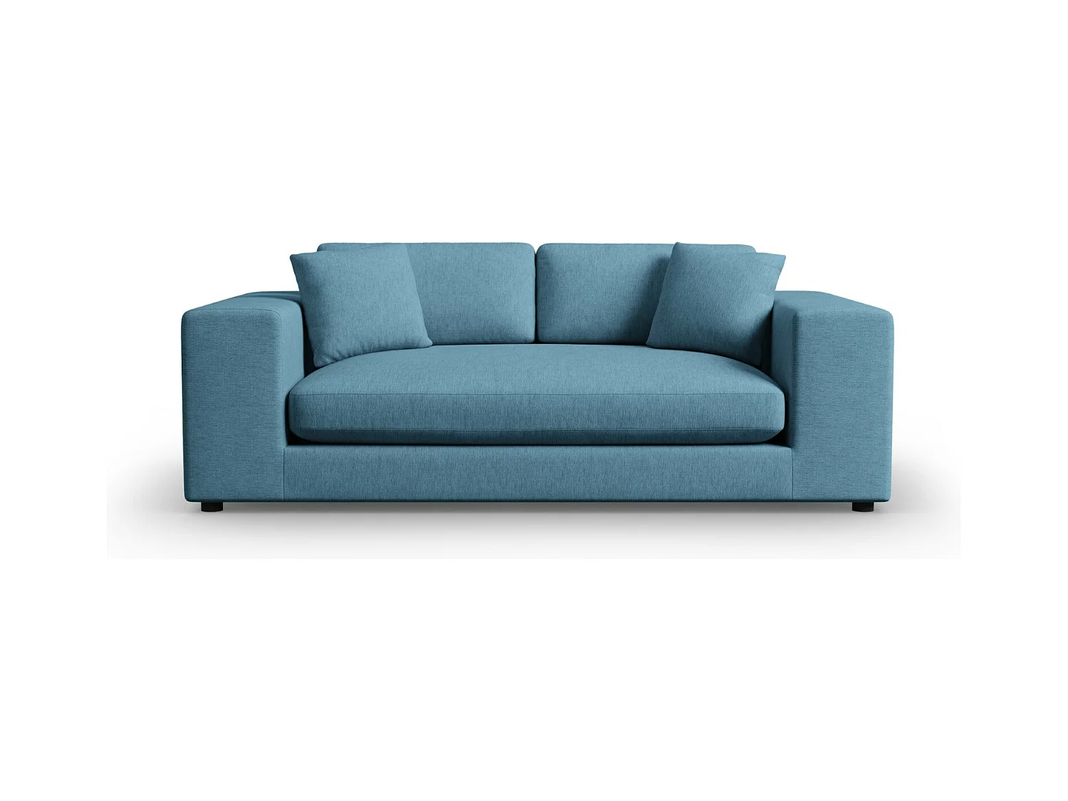 CXL by Christian Lacroix - Bank "Tendance" 3 zitplaatsen, Structurele stof, Blauw - 220x122x72cm