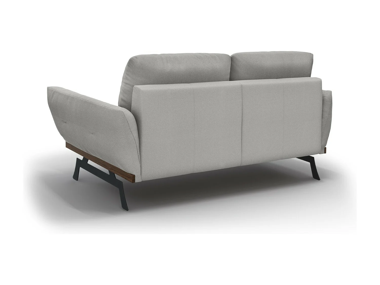 CXL by Christian Lacroix - Canapé "Olivier" 3 places en tissu structurel gris clair - 188x95x87cm