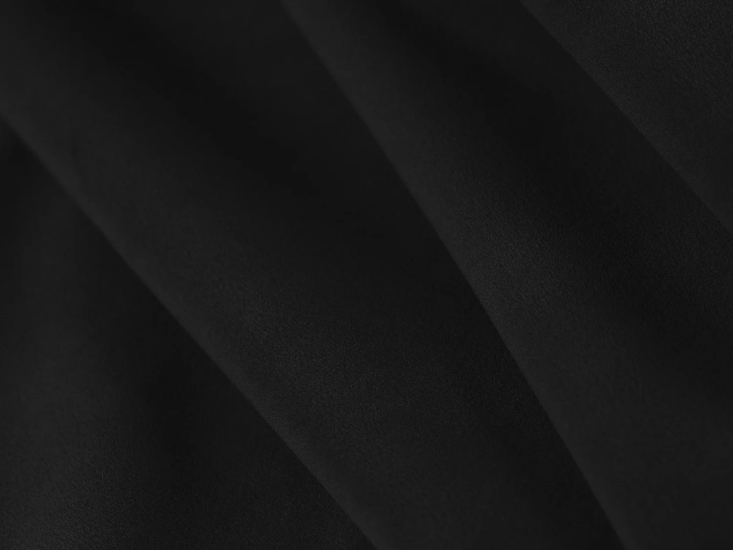 Cosmopolitan Design - 7-Sitzer Panoramasofa links "Arendal" aus Samt schwarz - 364x262x70cm