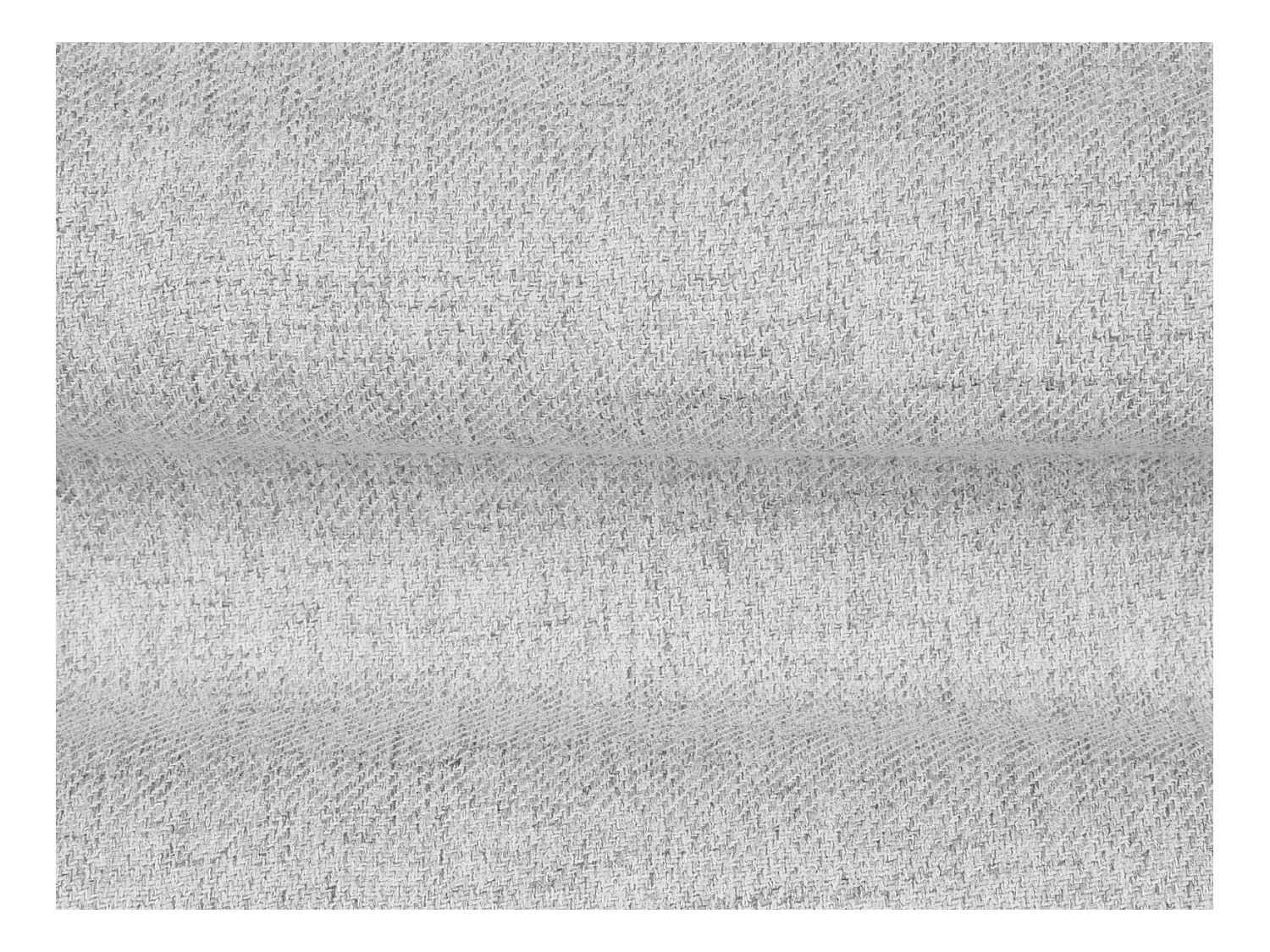 Cosmopolitan Design - Panoramische bank "Bali" 9 zitplaatsen, Structurele stof, Lichtgrijs - 327x256x75cm