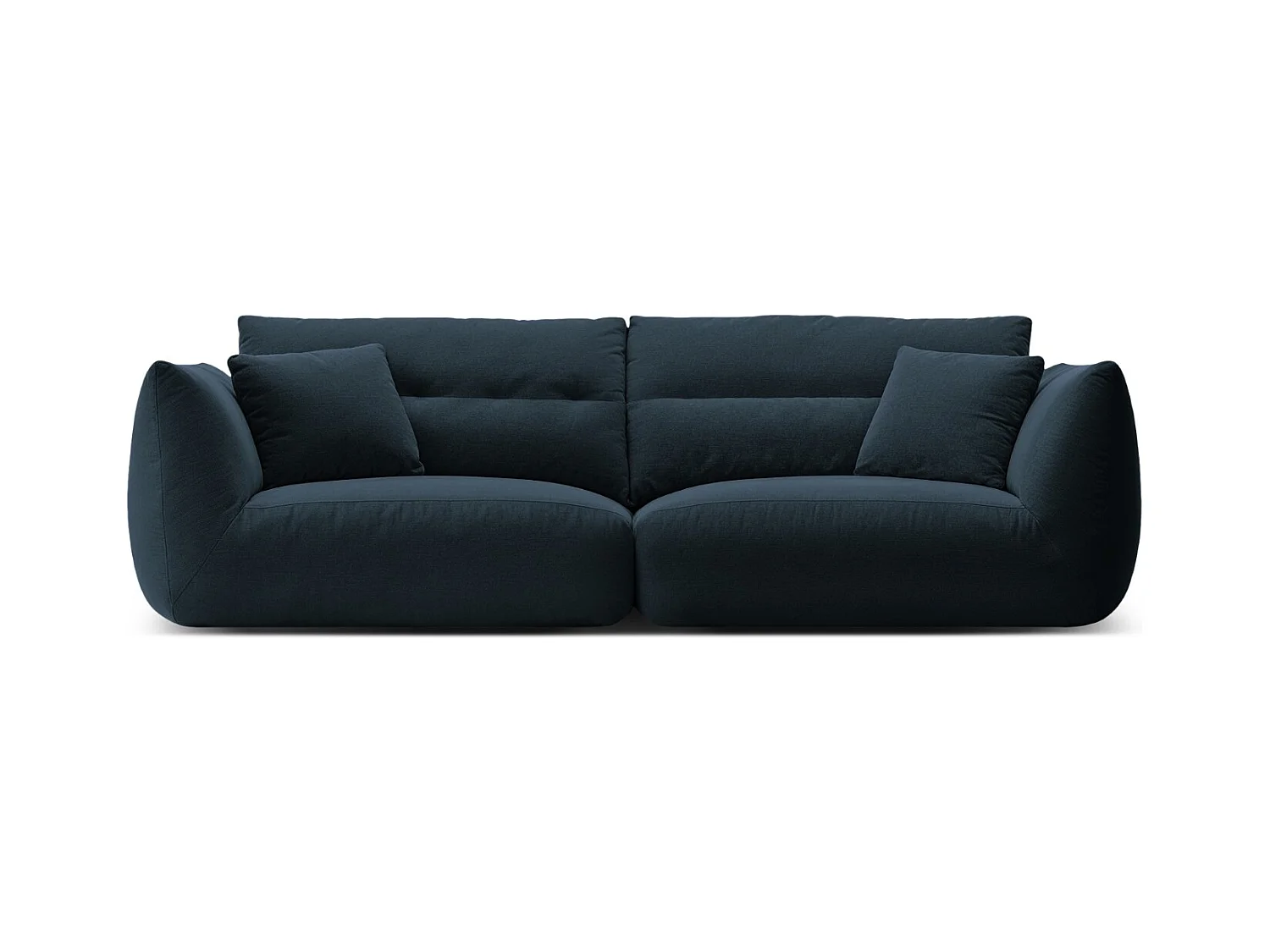 CXL by Christian Lacroix - Modulaire bank "Maurie" 4 zitplaatsen, Chenille, Marineblauw - 264x107x90cm