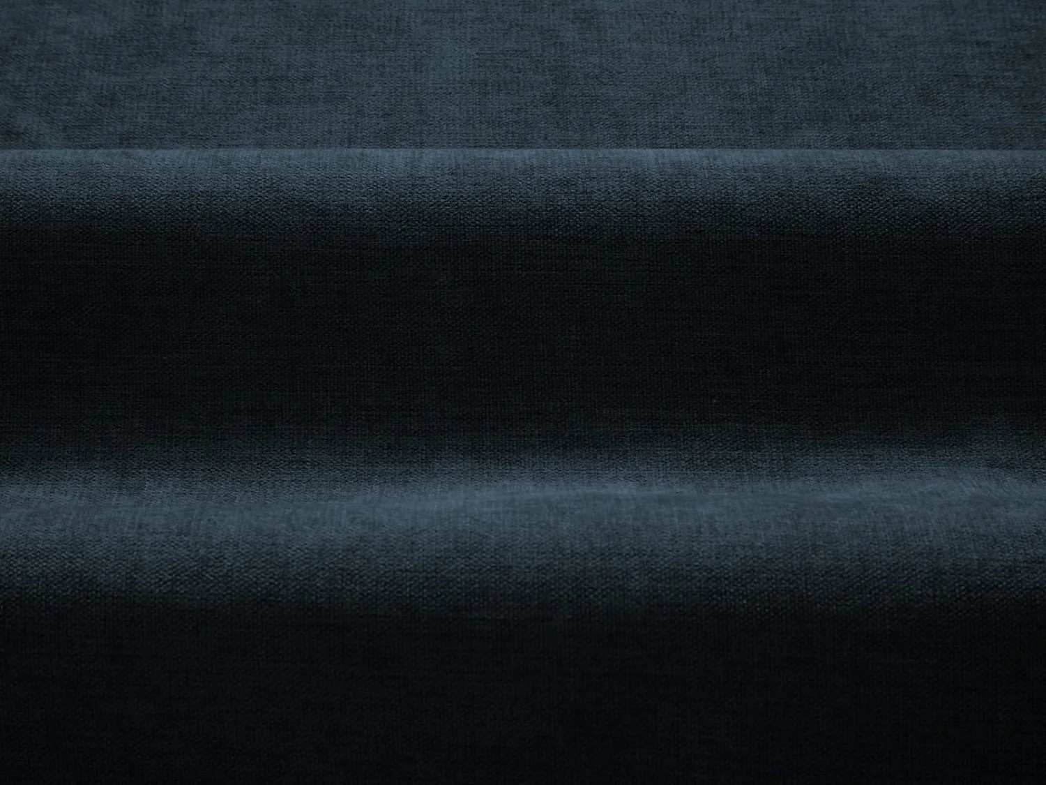 CXL by Christian Lacroix - Sofá modular "Maurie" 4 lugares em tecido chenille azul marinho - 264x107x90cm