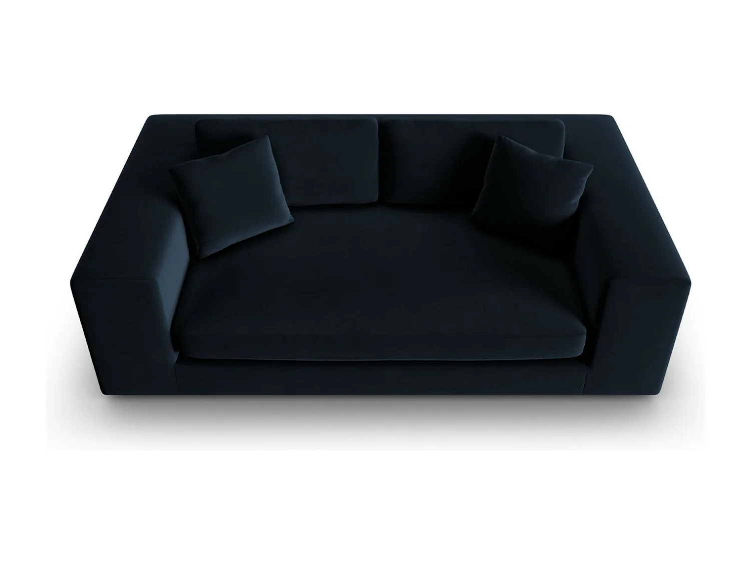 CXL by Christian Lacroix - 3-Sitzer Sofa "Tendance" Sitzer aus Samt dunkelblau - 220x122x72cm