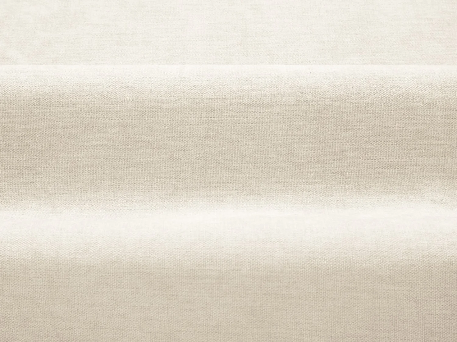 CXL by Christian Lacroix - Sofá modular "Maurie" 4 lugares em tecido chenille marfim - 264x107x90cm