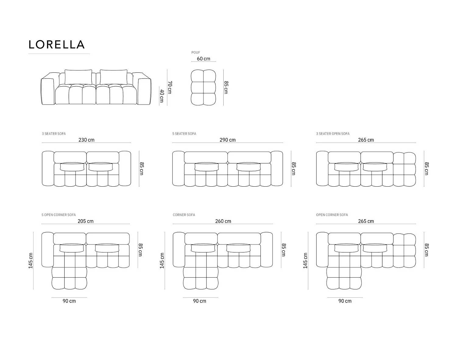 CXL by Christian Lacroix - Canapé d'angle droit modulable "Lorella" 4 places en velours terracotta - 265x145x70cm