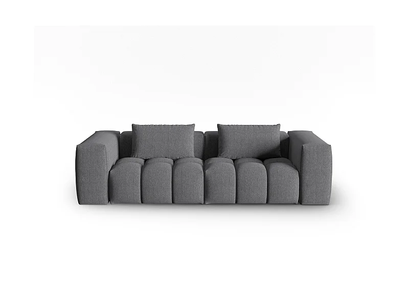 CXL by Christian Lacroix - 3-Sitzer modulares Sofa "Lorella" Sitzer aus strukturiertem Stoff grau - 230x85x70cm