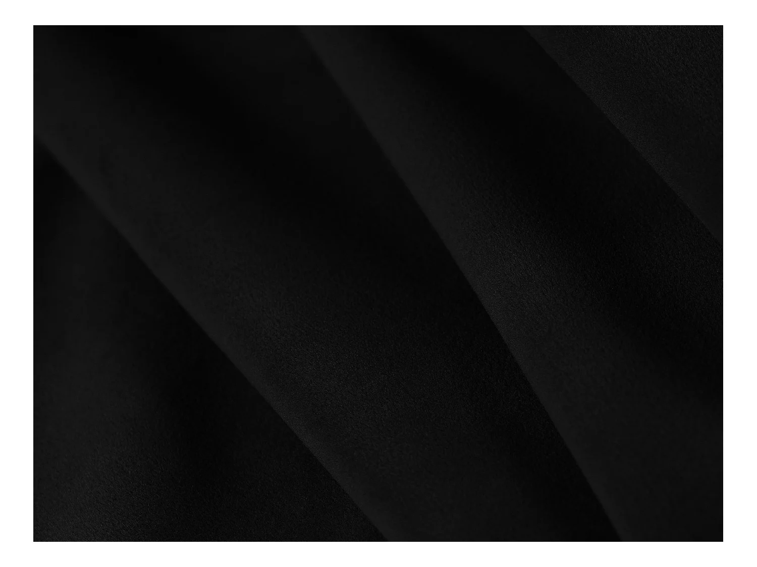 CXL by Christian Lacroix - Canapé "Tendance" 3 places en velours noir - 220x122x72cm