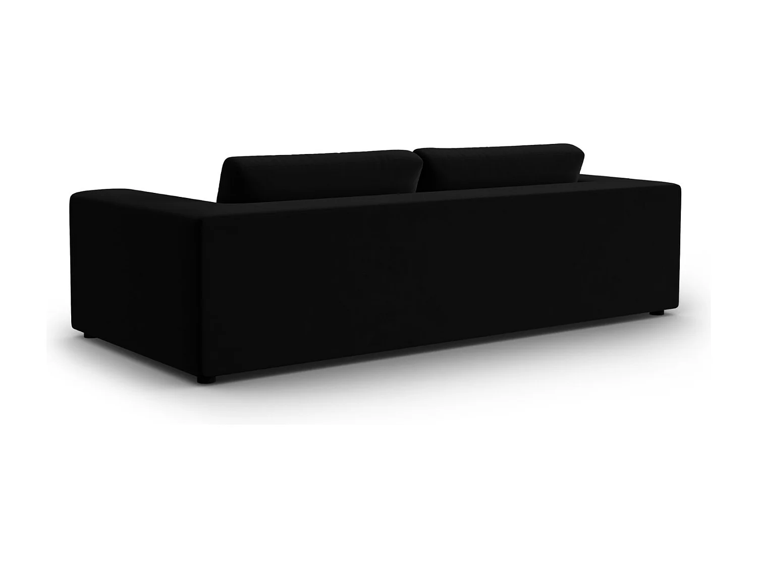 CXL by Christian Lacroix - Sofa, "Tendance" 4 miejsca welur, czarny - 262x122x72cm