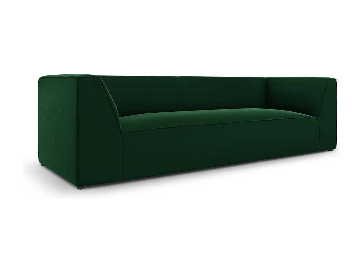 CXL by Christian Lacroix - Sofa, "Charles" 3 miejsca welur, zielony - 232x92x69cm