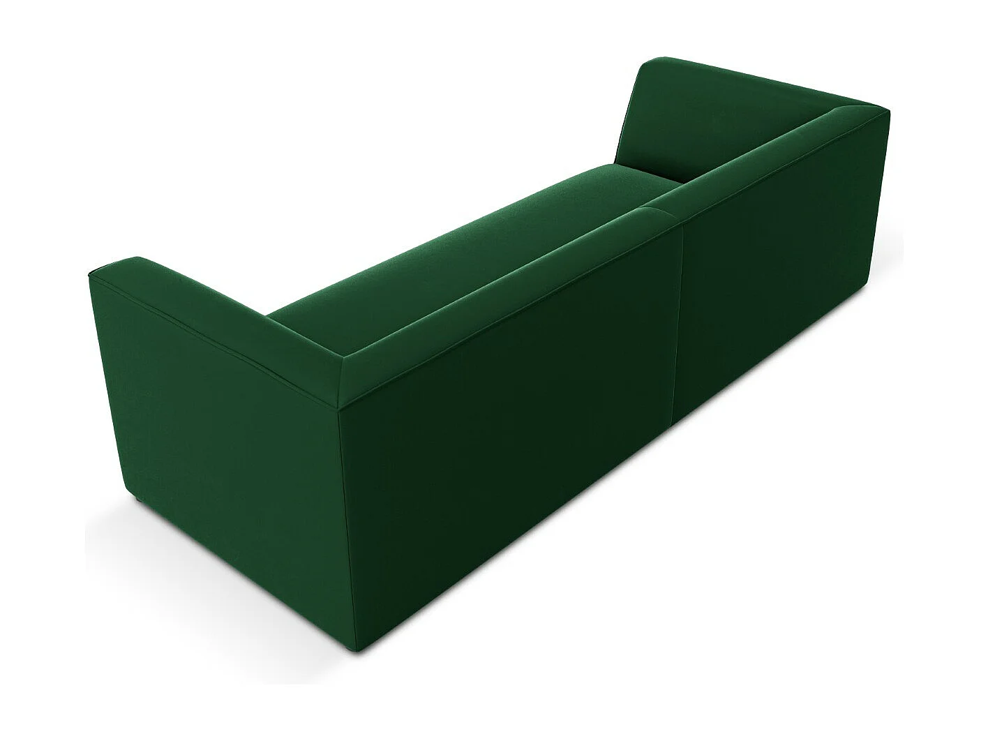 CXL by Christian Lacroix - Canapé "Charles" 3 places en velours vert - 232x92x69cm