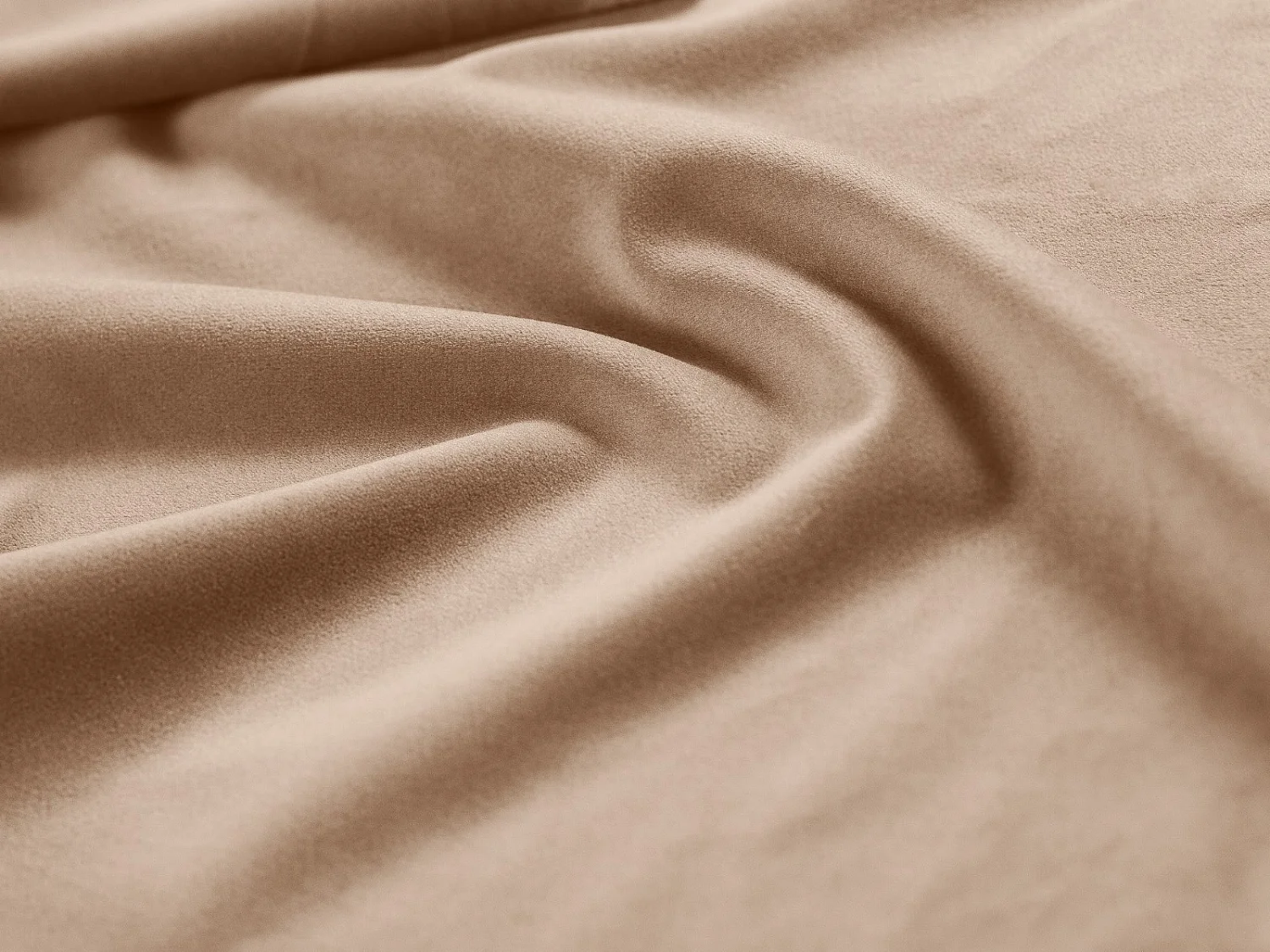 CXL by Christian Lacroix - Divano angolare sinistro "Luc" 5 posti in velluto beige scuro - 341x166x70cm