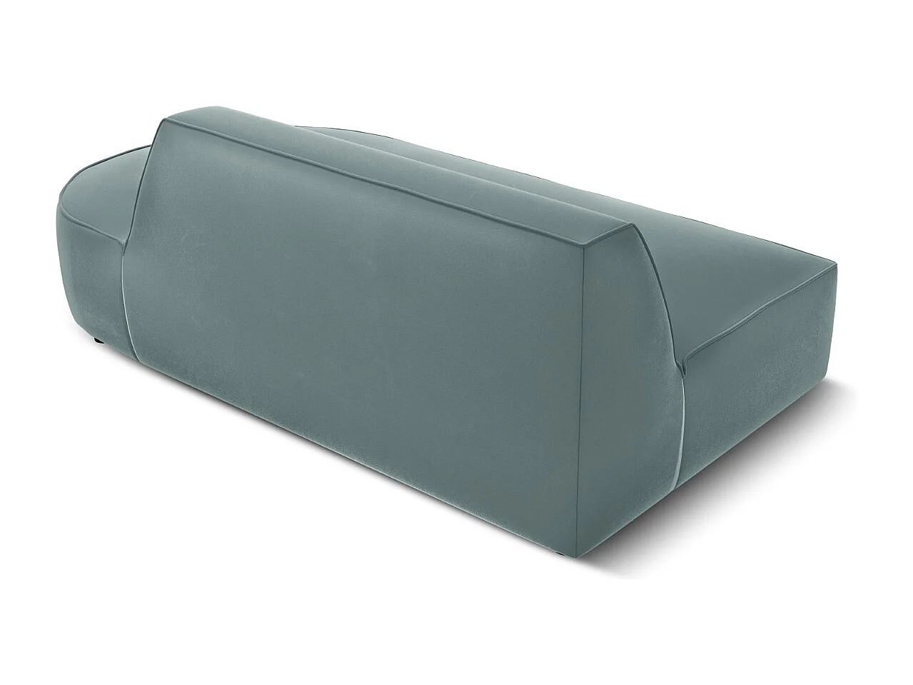 CXL by Christian Lacroix - Sofá modular direito "Charles" 2 lugares em veludo hortelã - 181x93x69cm