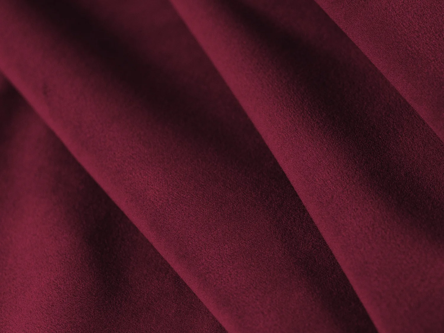 CXL by Christian Lacroix - Divano angolare sinistro "Tendance" 5 posti in velluto rosso - 282x174x72cm