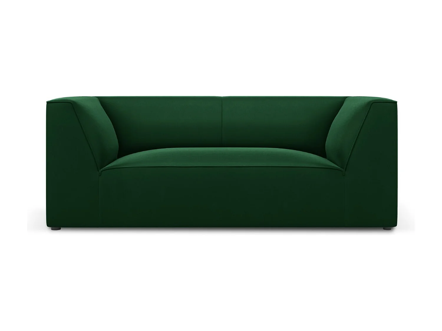 CXL by Christian Lacroix - Canapé "Charles" 2 places en velours vert - 174x92x69cm