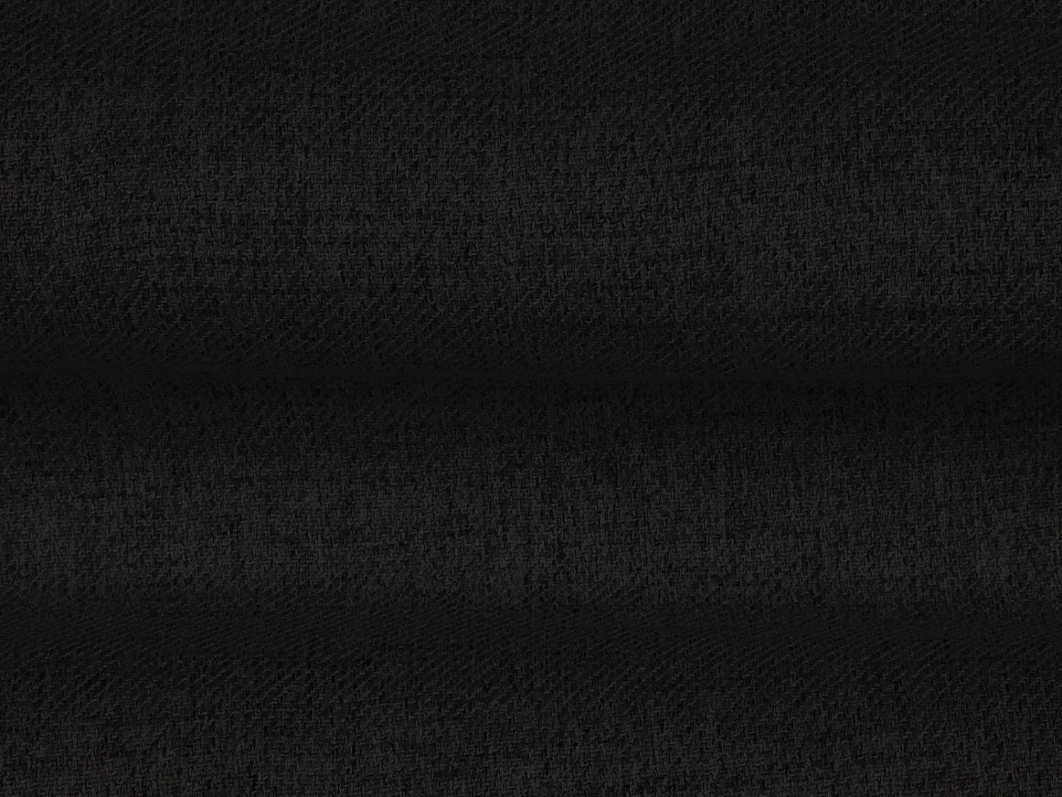 Cosmopolitan Design - Sofá panorámico "Bali" 9 plazas de tejido estructural negro - 327x256x75cm