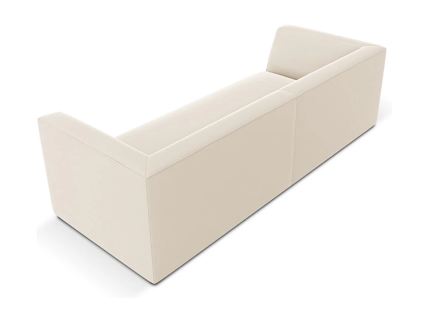 CXL by Christian Lacroix - 3-Sitzer Sofa "Charles" Sitzer aus Samt beige - 232x92x69cm