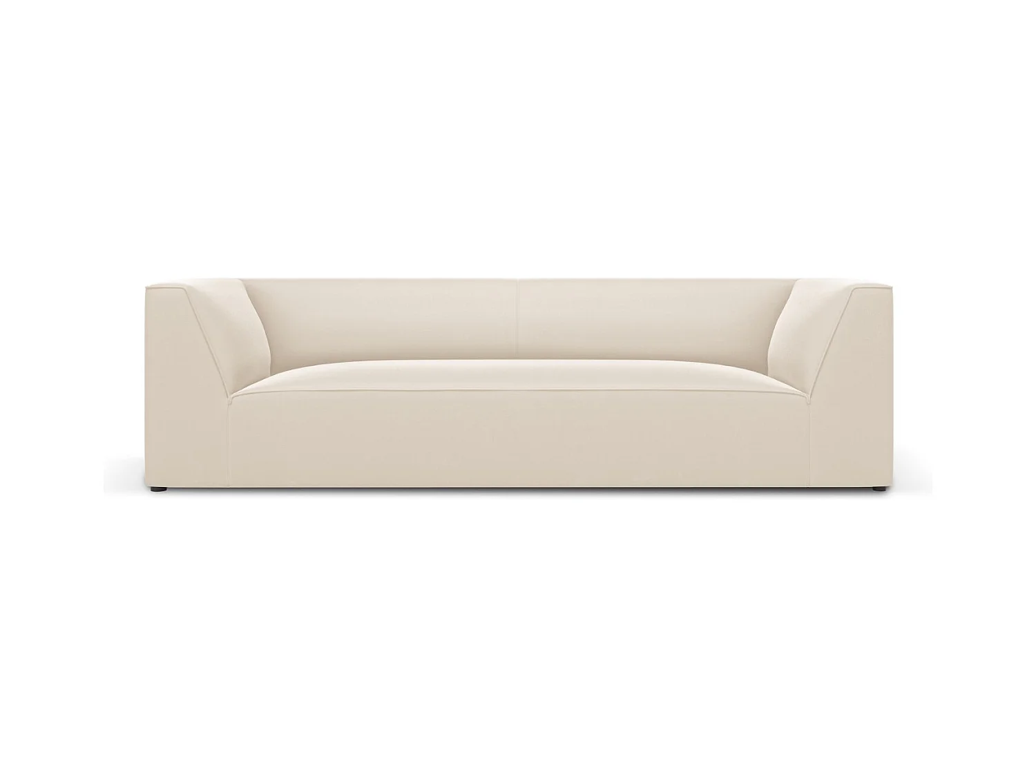 CXL by Christian Lacroix - Canapé "Charles" 3 places en velours beige - 232x92x69cm